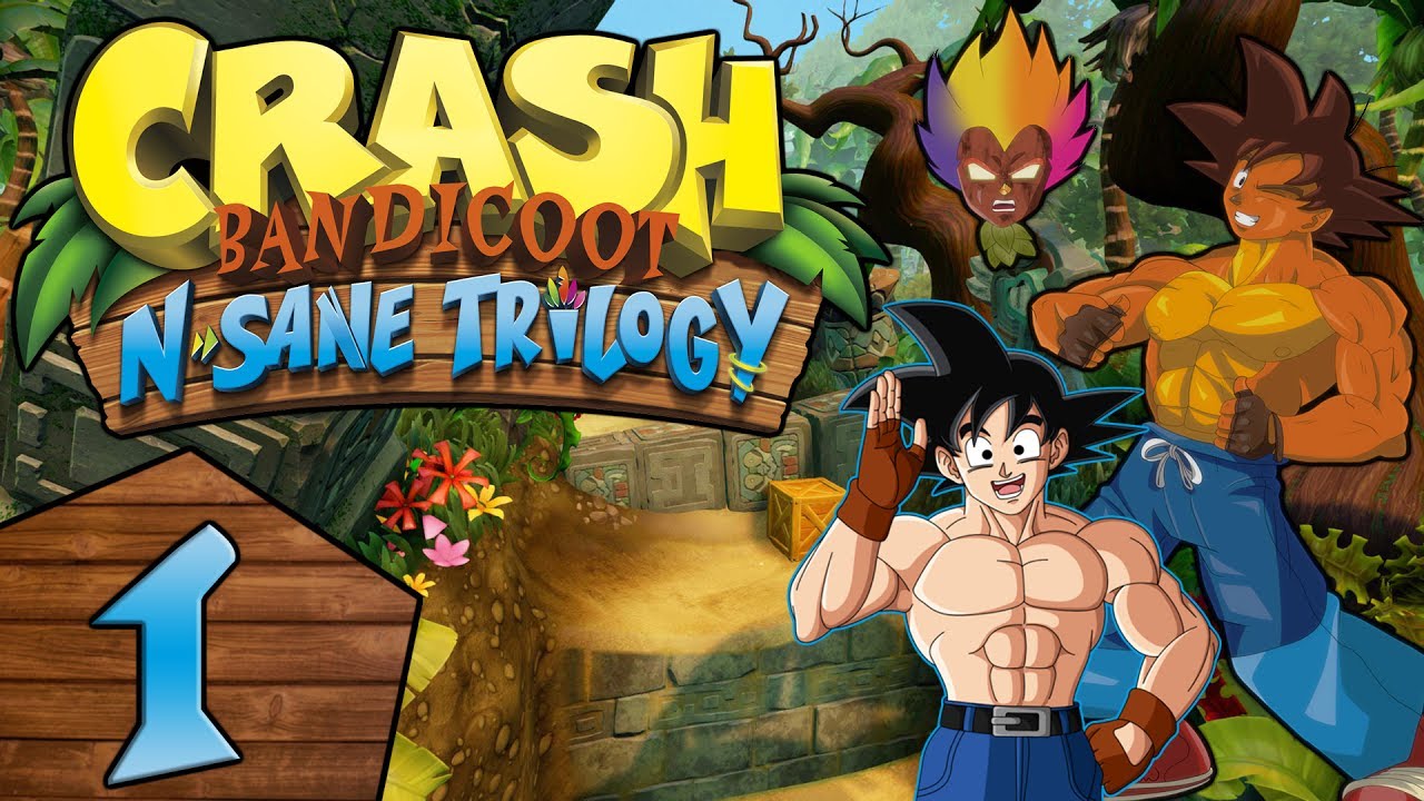 Goku Plays Crash Bandicoot (N. Sane Trilogy) Part 1