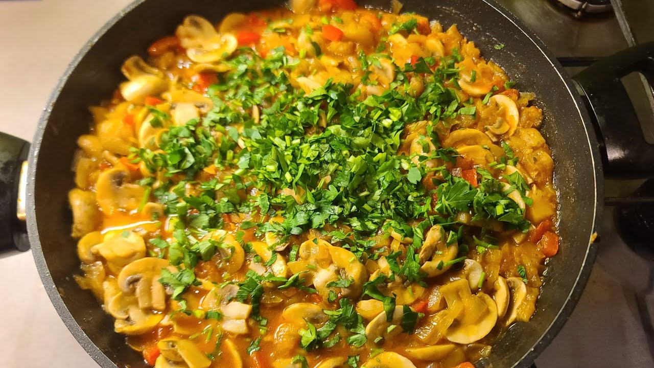 NU MA SATUR TOCĂNIȚĂ DE CIUPERCI CU VINETE( DE POST ȘI PENTRU DIABETICI)👩&zwj;🍳👩&zwj;🍳👩&zwj;🍳