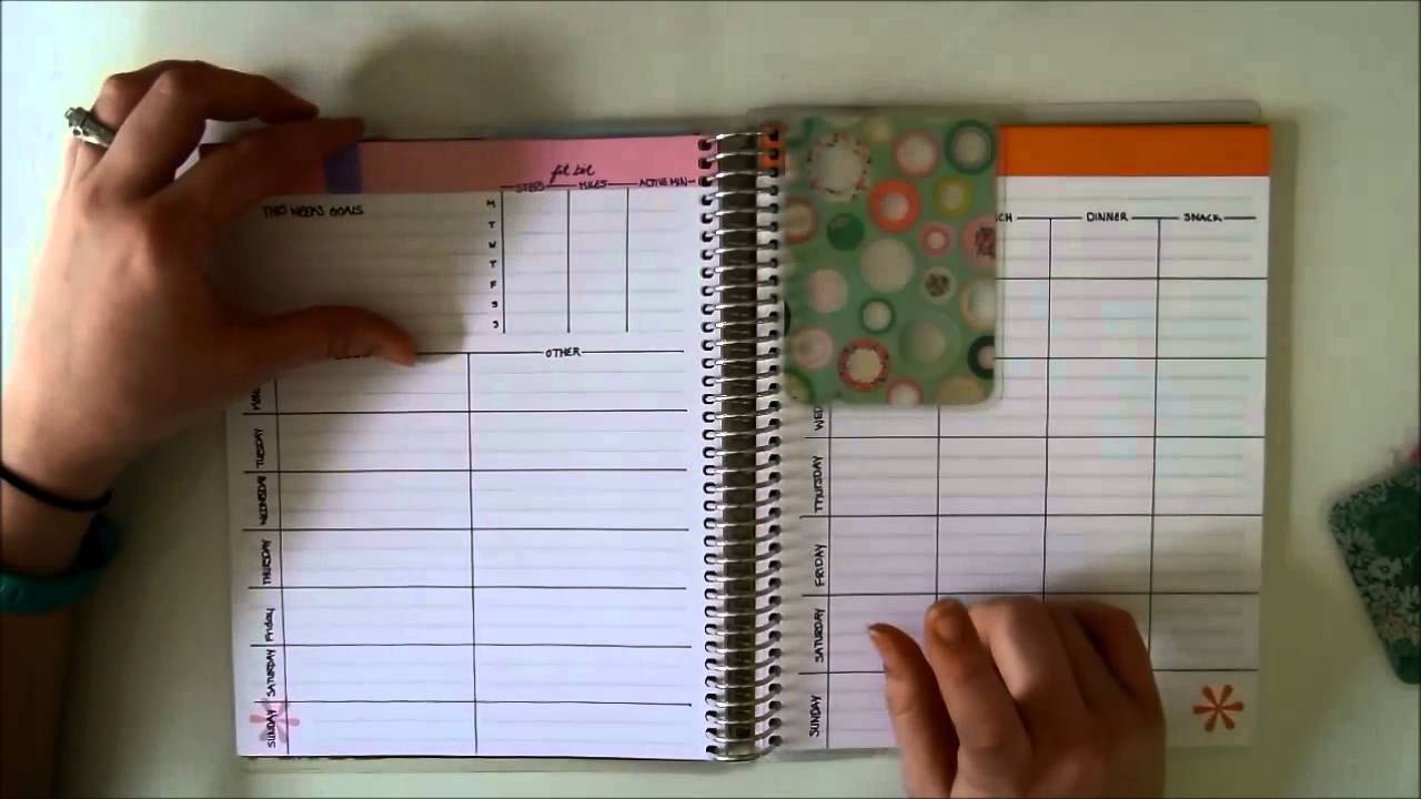 DIY Fitness Planner | I used Erin Condren