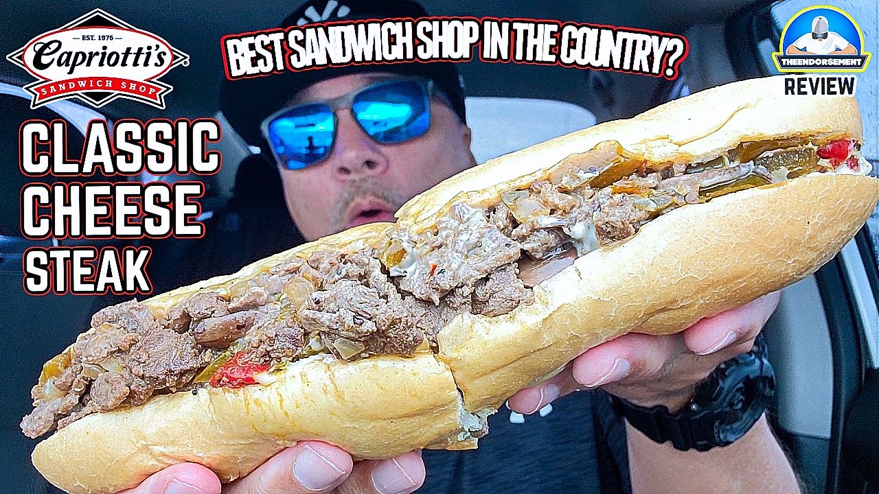 Capriotti's® Classic Cheese Steak Review! 🧀🥩🥖 | Better Than Philly? | theendorsement