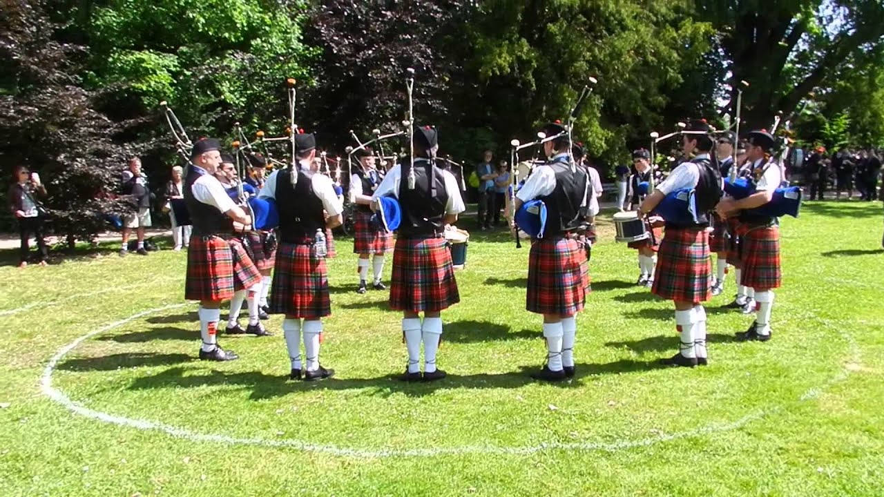 Paris and district pipe band - winner in 'open grade' - Euroceltes Strasbourg (France) 31th may 2014