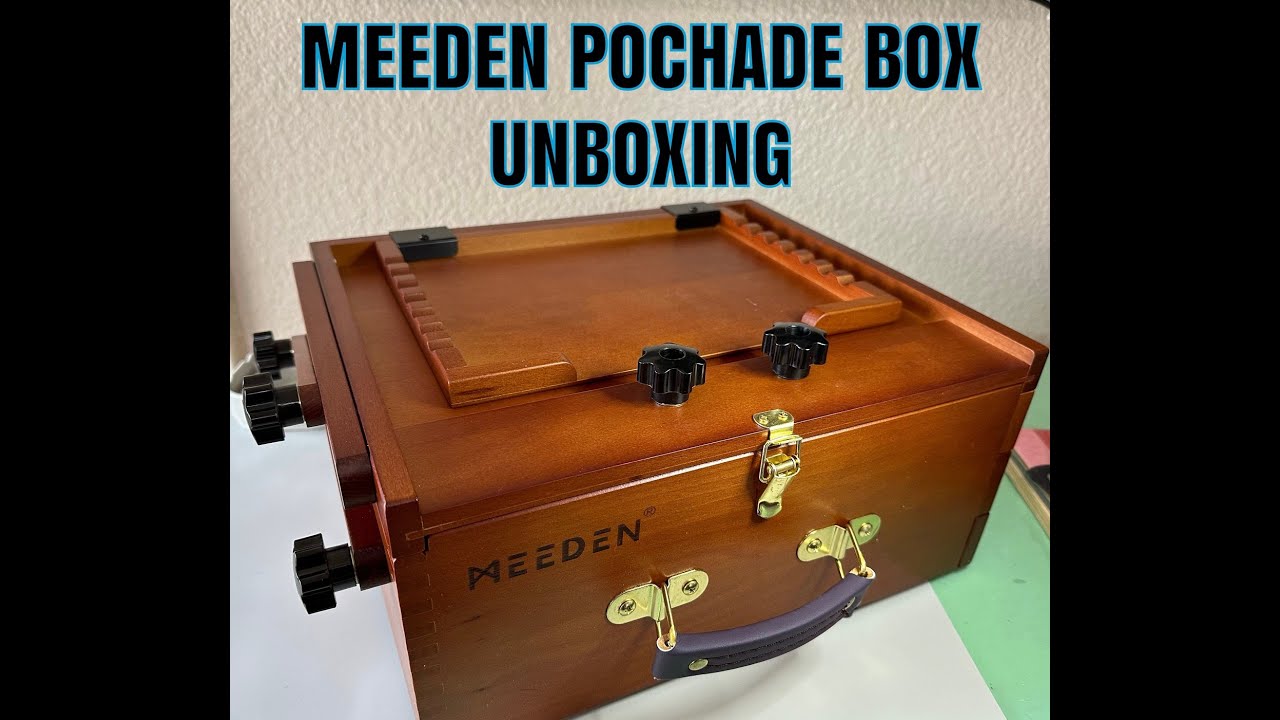 Распаковка коробки MEEDEN Pochade #pleinair #pochadebox