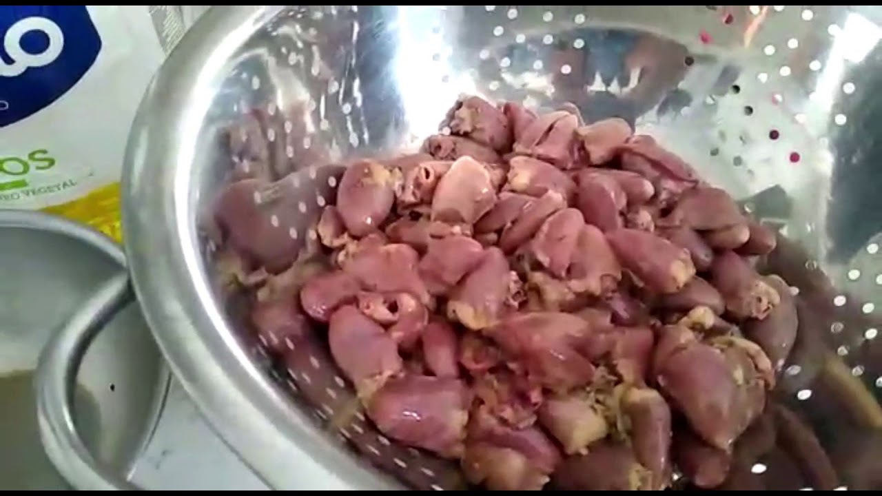 CORAZONES DE POLLO SALTEADOS