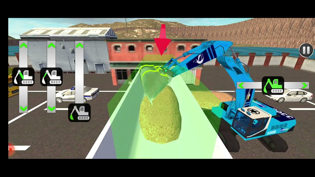 Construction 🏗️ work by jcb load truck 🚛 #truck #busgames #indonesia #virakshorts #viralvideo 