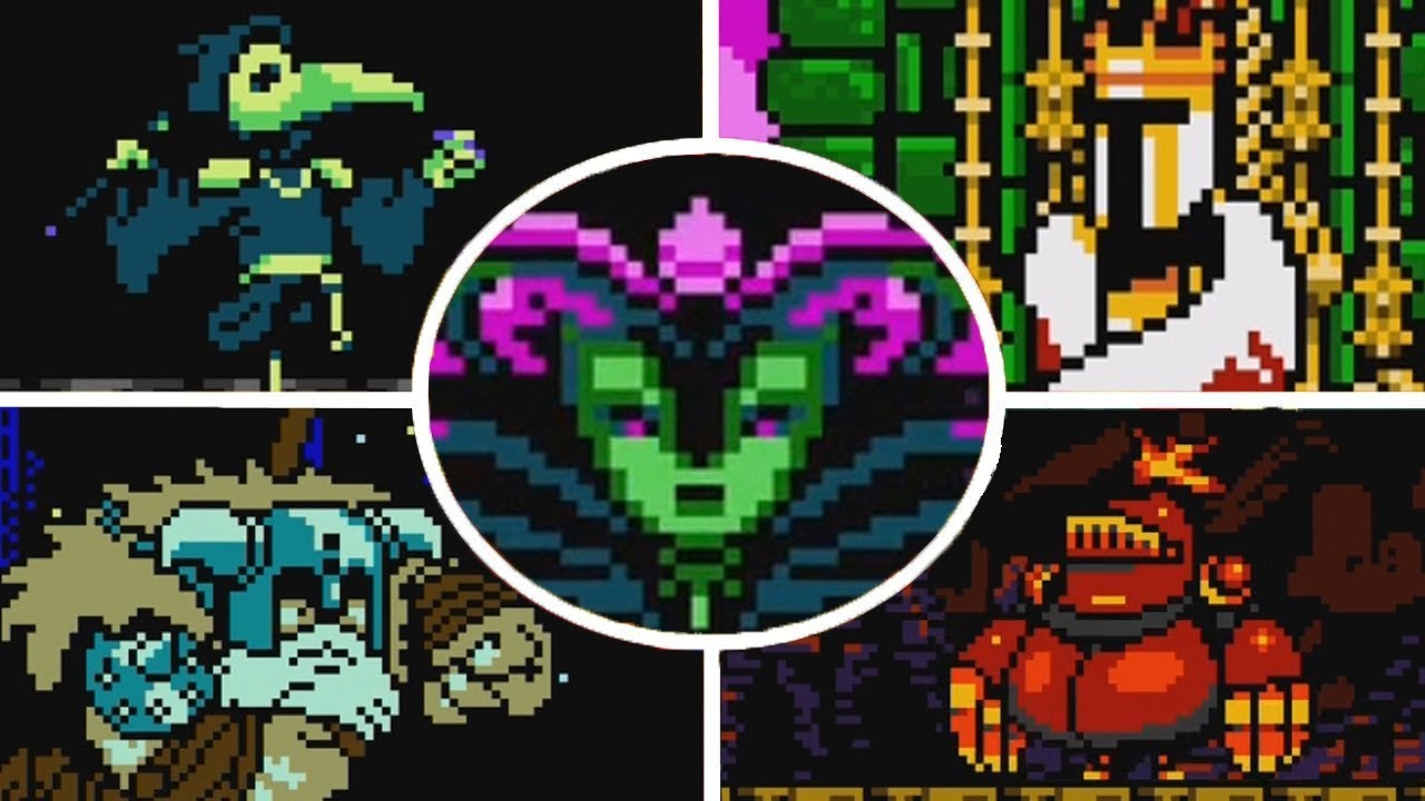 Shovel Knight - All Bosses Co-Op