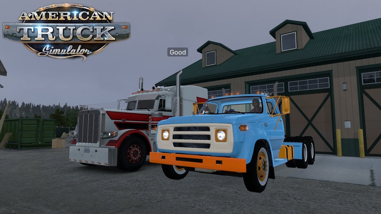 American Truck Simulator ไทย Dodge D800 เอารถกระบะมาร่วมซิ่งบนถนนอเมริกัน #ats #live