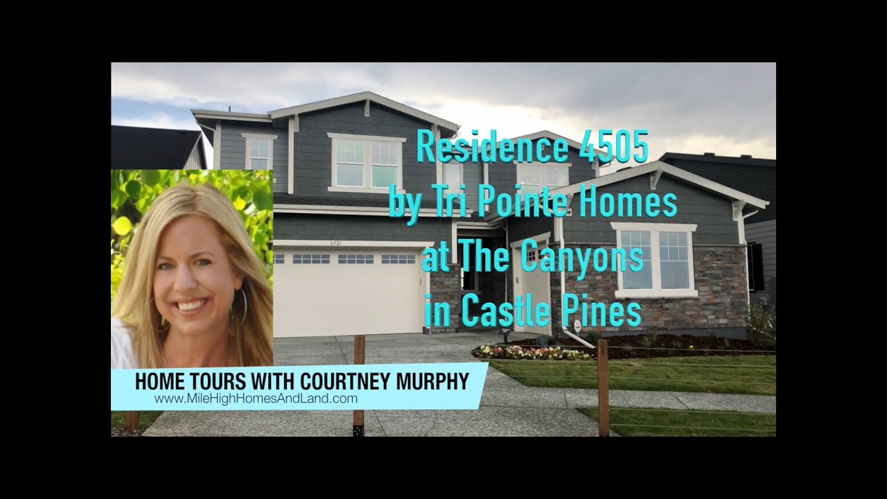 New Homes in Castle Pines Colorado - Residence 4505 by Tri Pointe Homes at the Canyons