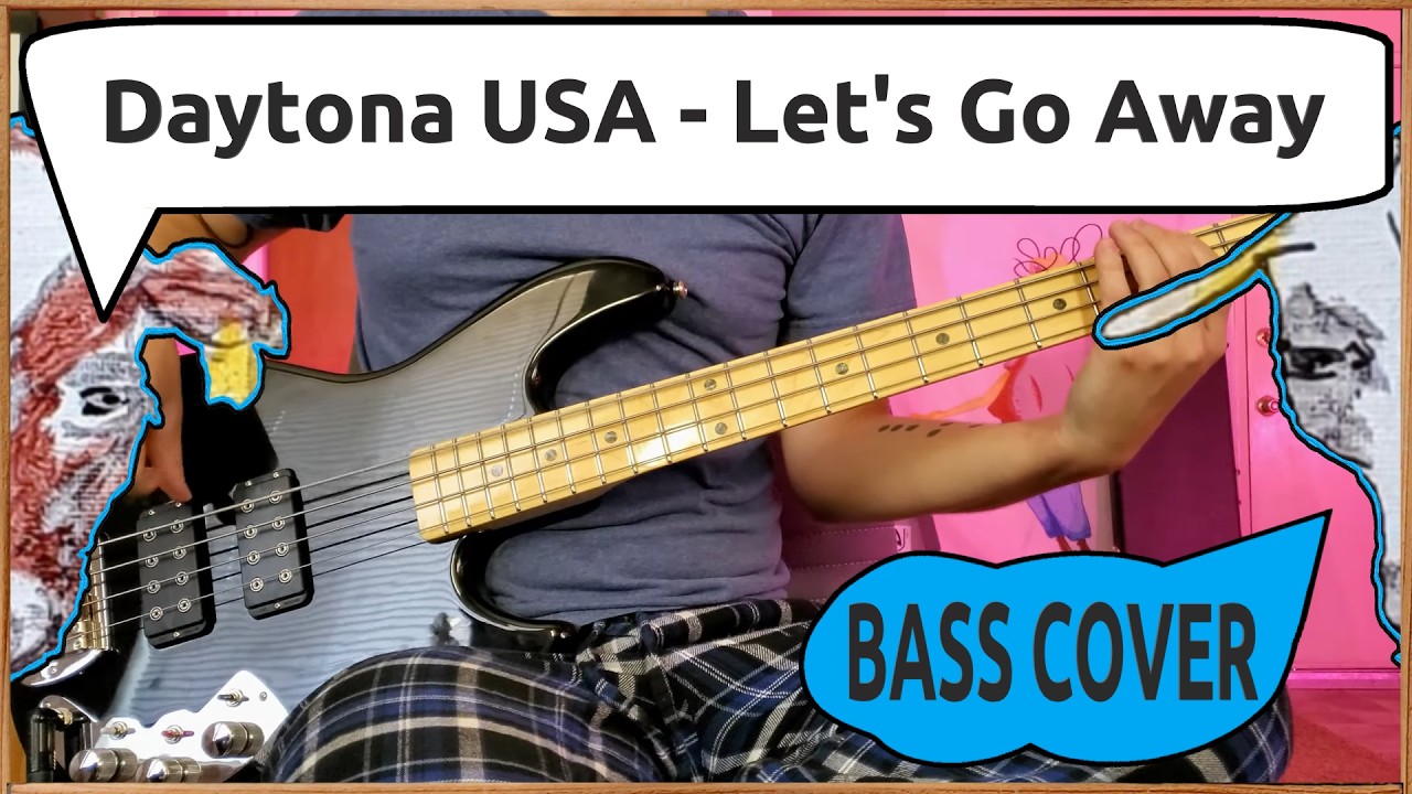 Daytona USA - Let's Go Away Bass Cover