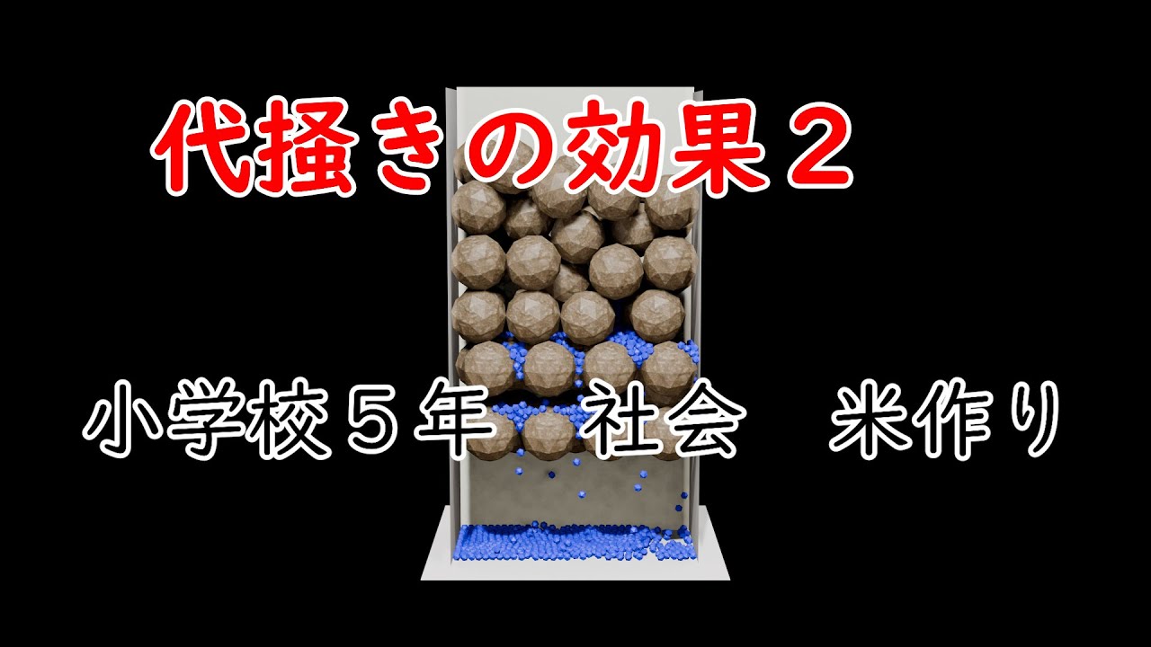 代掻きの効果２（授業用素材動画）
