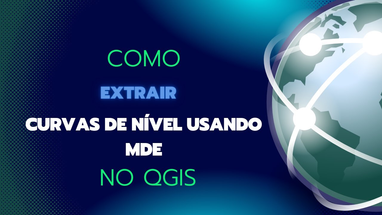 🗺️Como extrair curvas de nível usando um MDE no QGIS