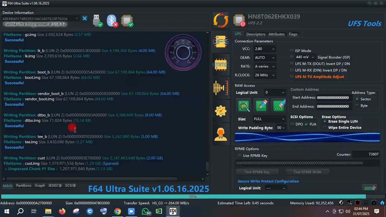 F64 Ultra Ufs Mtk scatter file writer 2025
