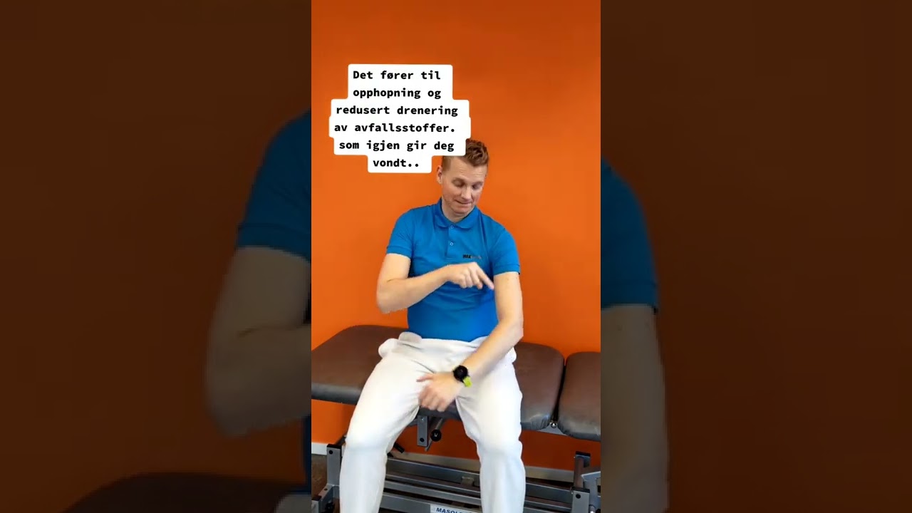 fiks senebetennelse og skulder smerter med en teknikk. #fixyourself #bergen  #lymfebehandling