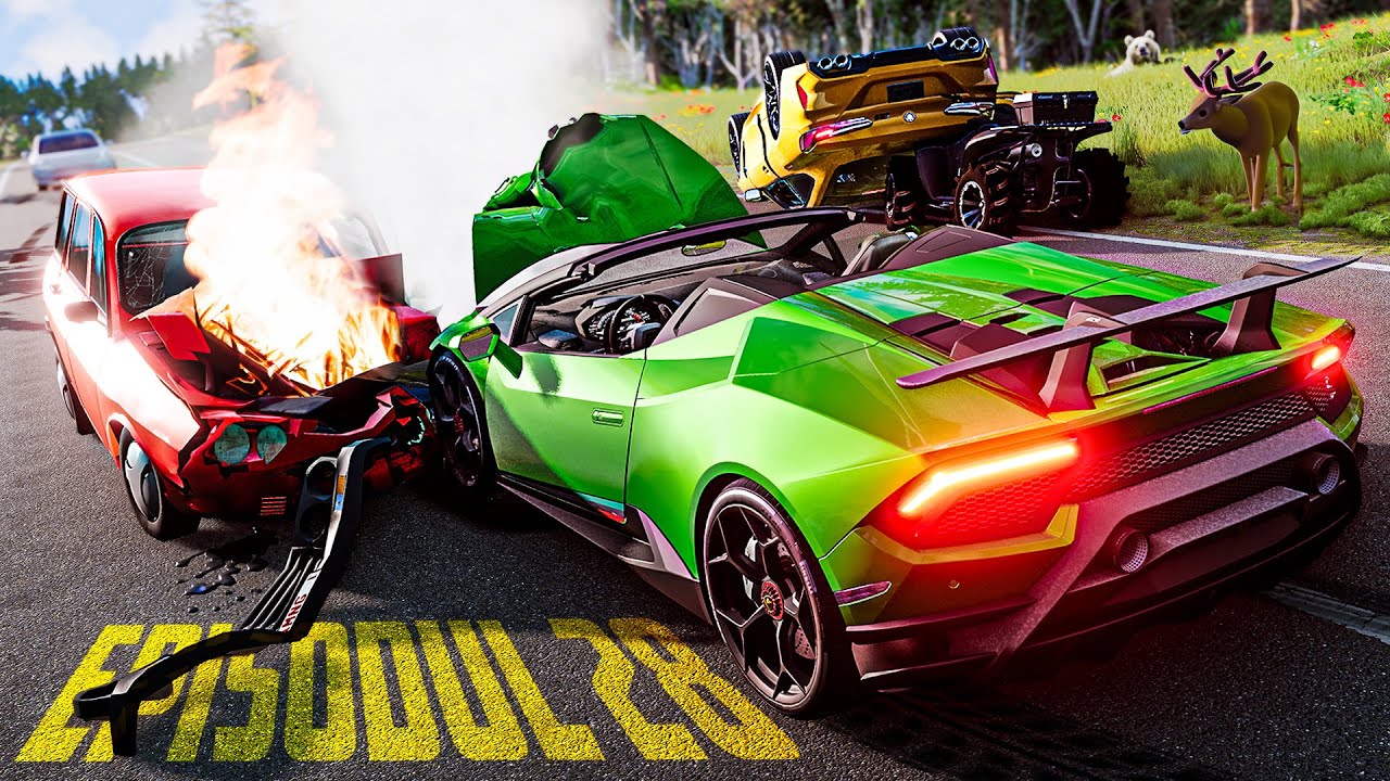 Accidente Realiste in BeamNG.Drive | Episodul 28
