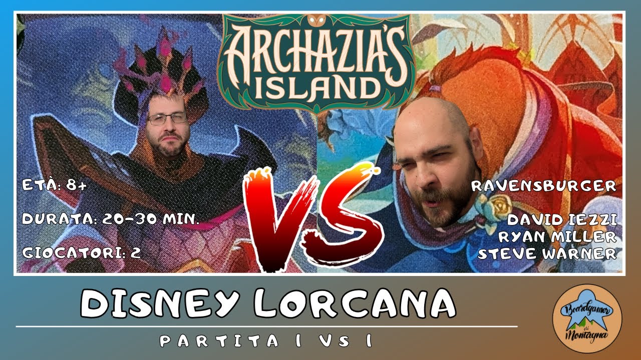 Disney Lorcana - L'Isola di Archazia - partita 1 vs 1