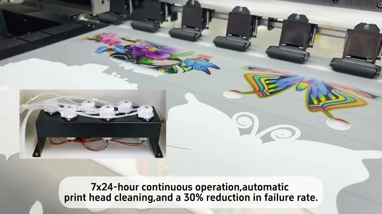 🚀Scale Smarter with the Taotech 6-Head DTF Printer 60E6-TH