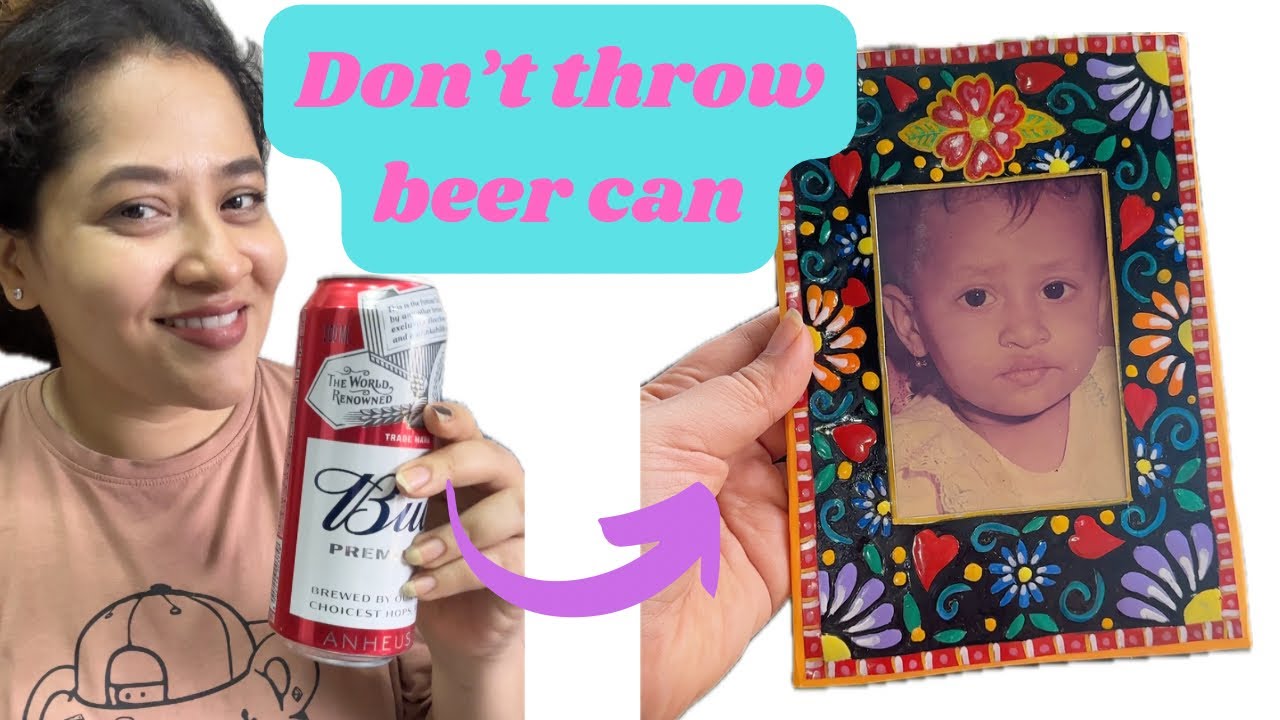 DIY Beer can | recycled beer can |don&rsquo;t throw beer can |Best out of waste