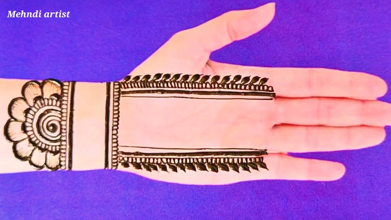 Beutiful stylish & unique mehndi designs | Easy mehndi design | Mehndi ka design | mehndi artist 