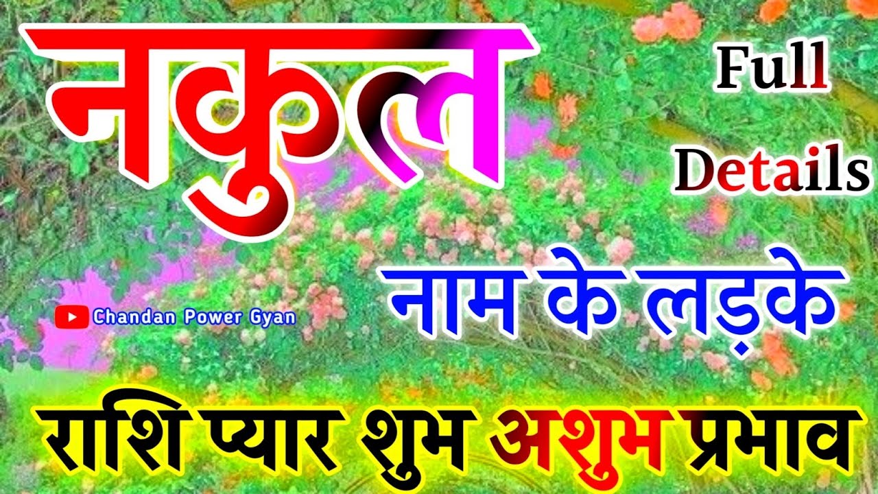 Nakul naam ke ladke Kaise Hote Hain 🌹 नकुल नाम का अर्थ मतलब राशि 🌹 Nakul ka Arth 🌹 Nakul name status