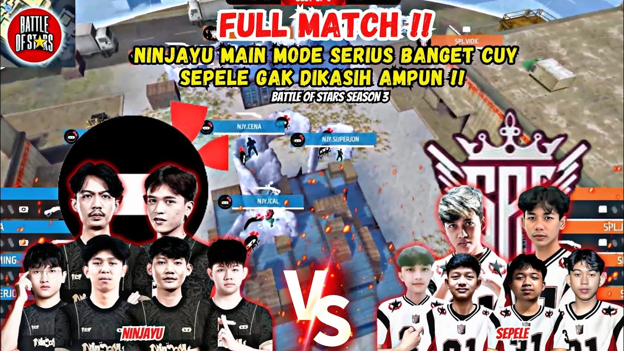 NINJAYU VS SEPELE  !! Reguler Season Day 9 | Battle of stars Season 3