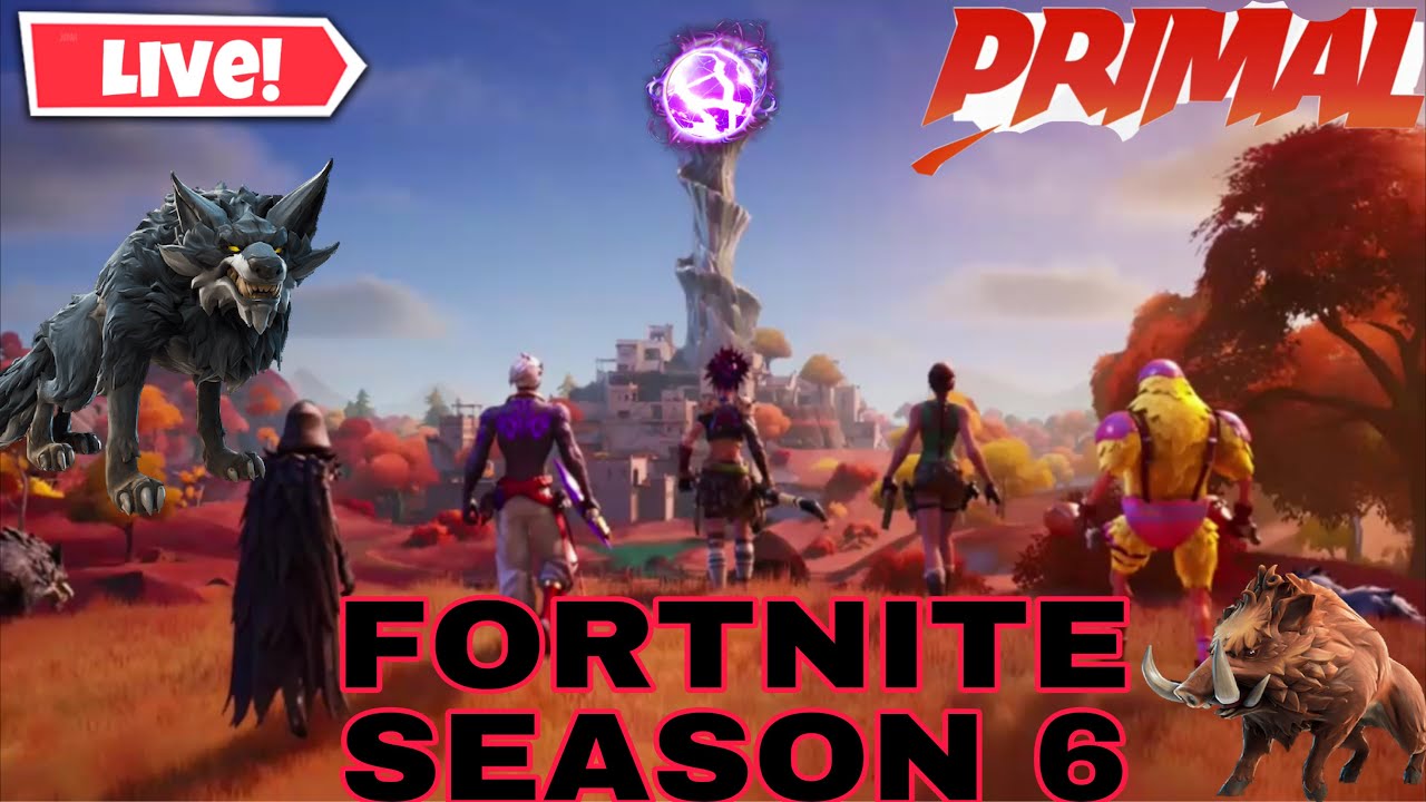 FORTNITE CHAPTER 2 LIVE EVENT SEASON 6 *INSANE* PRIMAL BATTLE PASS