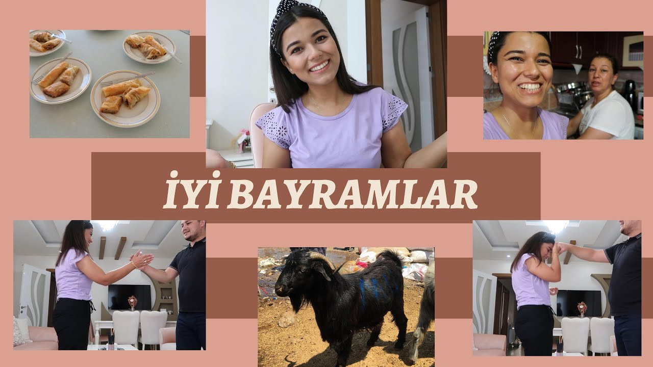 KURBAN BAYRAMI🐑|EŞİMLE BAYRAMLAŞTIK🥰|KAYINVALİMDE KAHVALTI 🍳 |ANNEME YARDIMA GİTTİK🔪|1.GÜN