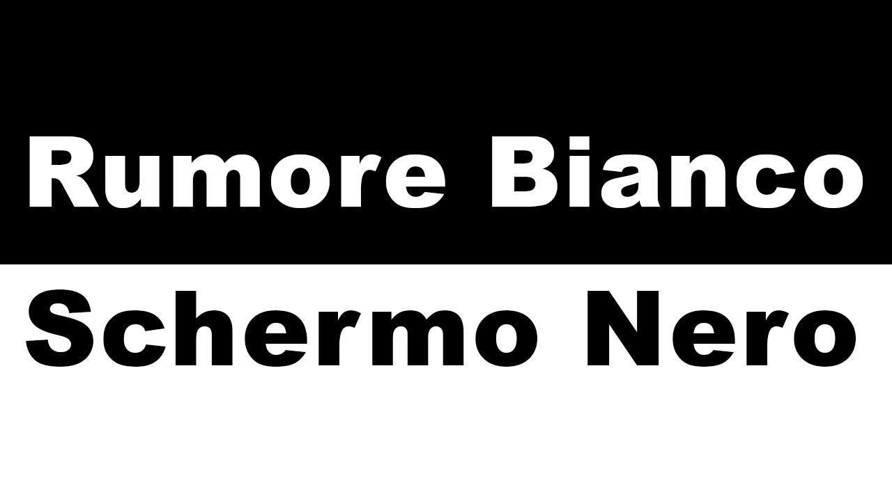 Rumore Bianco come sottofondo sonoro per la notte