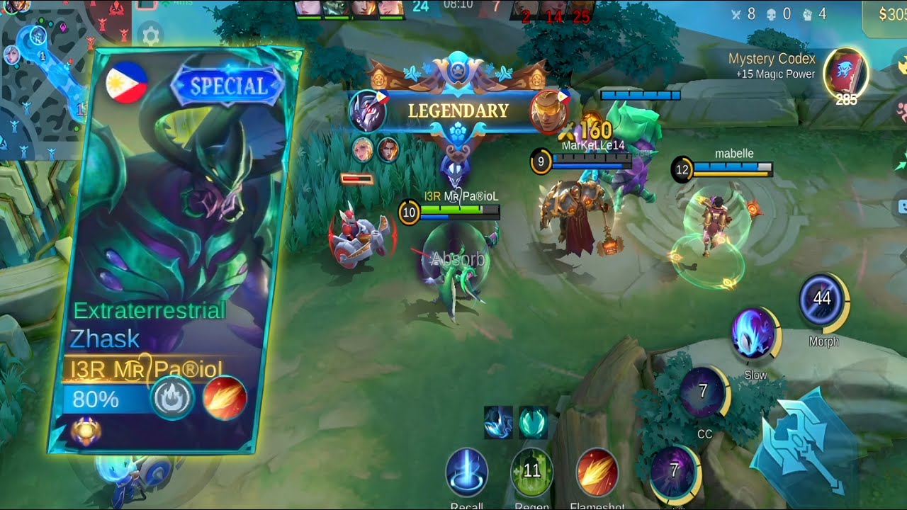 Zhask Best Build 2025 ❗9 Kills!!  build top 1 global Zhask ~ Mobile Legends 2025 (Ep.48)