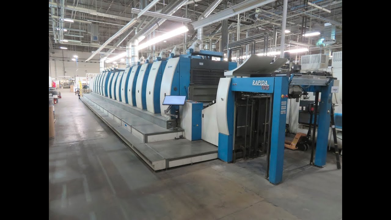 2008 2008 KBA RA105-5+L+T+T+5+L SW8 - 5/5 perfector double coater from TPM USA