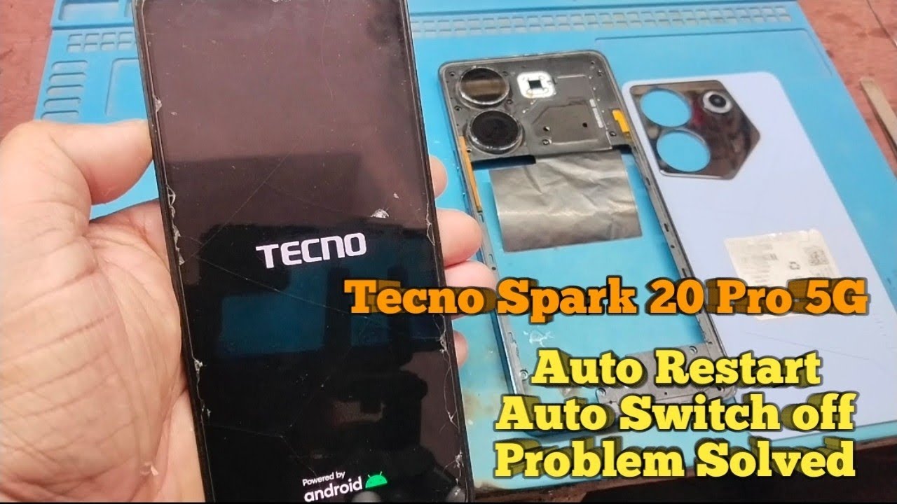 Tecno Spark 20 Pro 5G Automatic Restart Problem Solved ! 100% ! Open/Youtube/Data On/instagram Open.