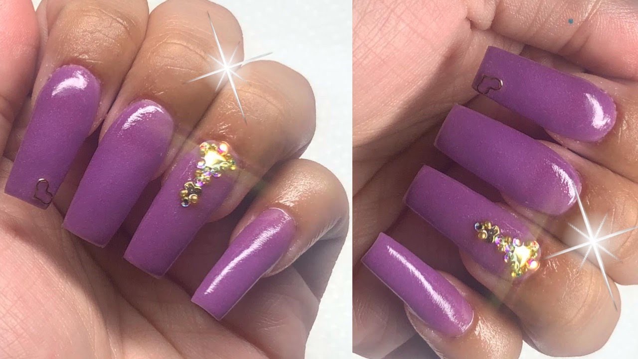 DIP POWDER NAILS AT HOME USING NAIL TIPS | EASY DIP POWDER NAILS TUTORIAL | DIY NAILS