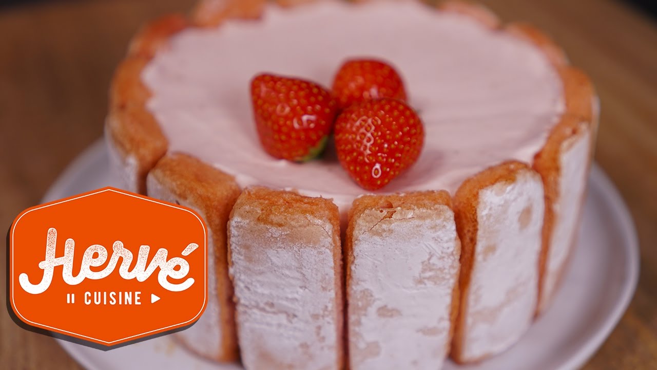 Recette Charlotte aux FRAISES facile et rapide 😉
