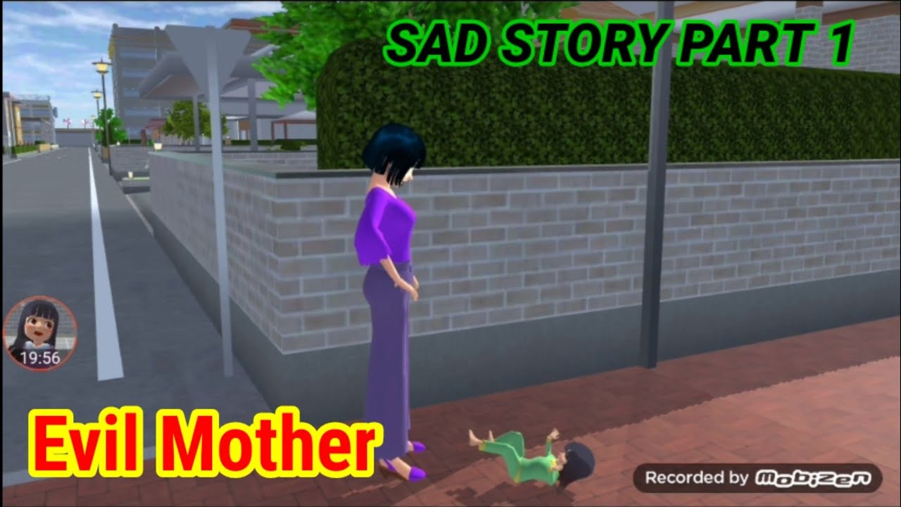 Short Film: Evil Mother ( Sound Effect) - Sakura School Simulator ( Sad Story Part 1)
