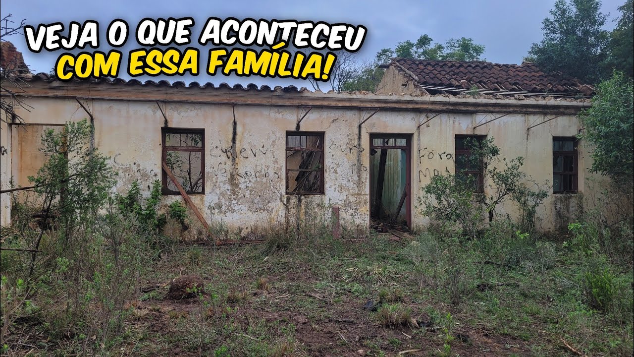 ELES SAÍRAM PARA UMA FESTA E NUNCA MAIS VOLTARAM! TUDO FICOU ABANDONADO NO MEIO DO MATO!