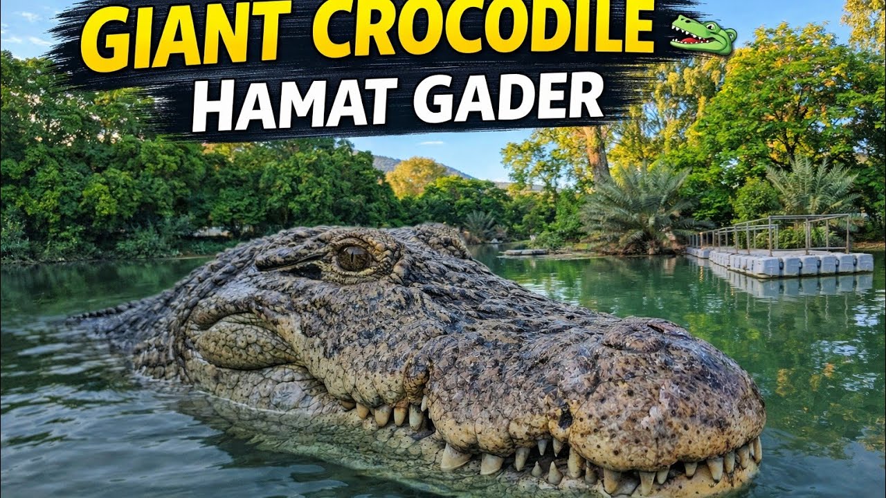 GIANT CROCODILE 🐊 | Hamat Gader Israel