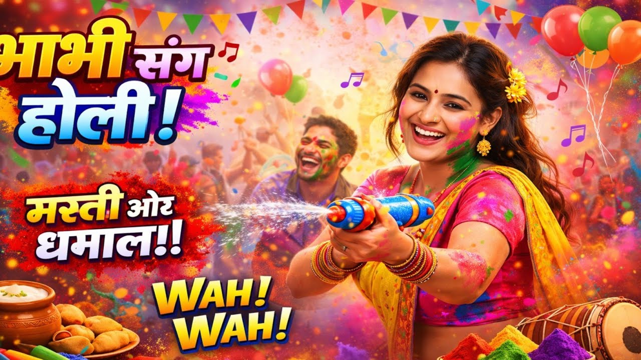 भाभी संग होली 2026 | Bhabhi Sang Holi Song | Holi Special Funny Song | Rangon Ka Dhamal 🎉🌈