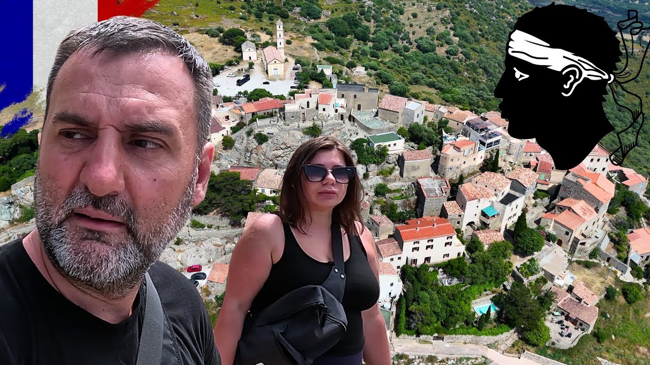 Locuri mai puțin cunoscute din Corsica, satele medievale Pigna și Sant Antonino.