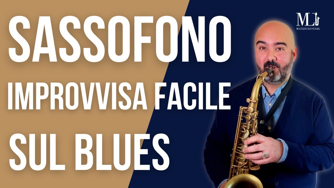 Sassofono, come improvvisare sugli accordi del Blues. Scarica l'esercizio gratis.