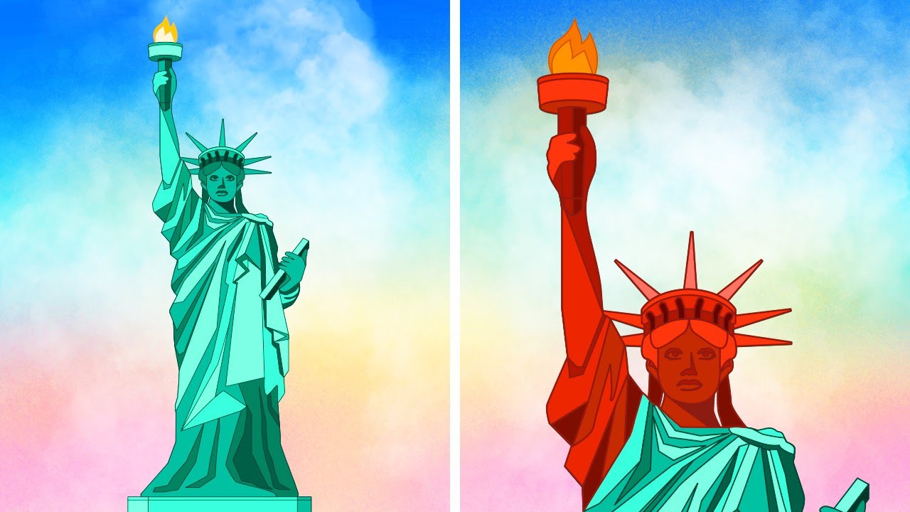 La Statua della Libertà Non è Sempre Stata Verde
