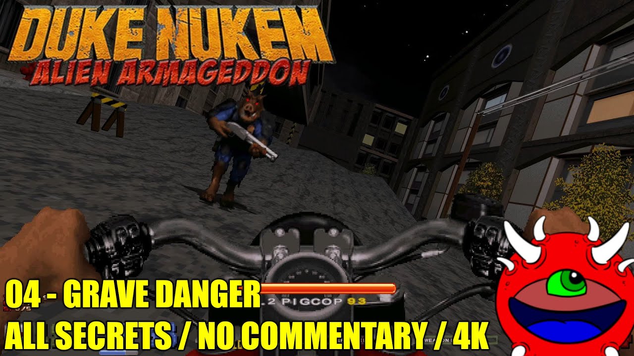 Duke Nukem: Alien Armageddon: Hail to the King - 04 Grave Danger - All Secrets No Commentary