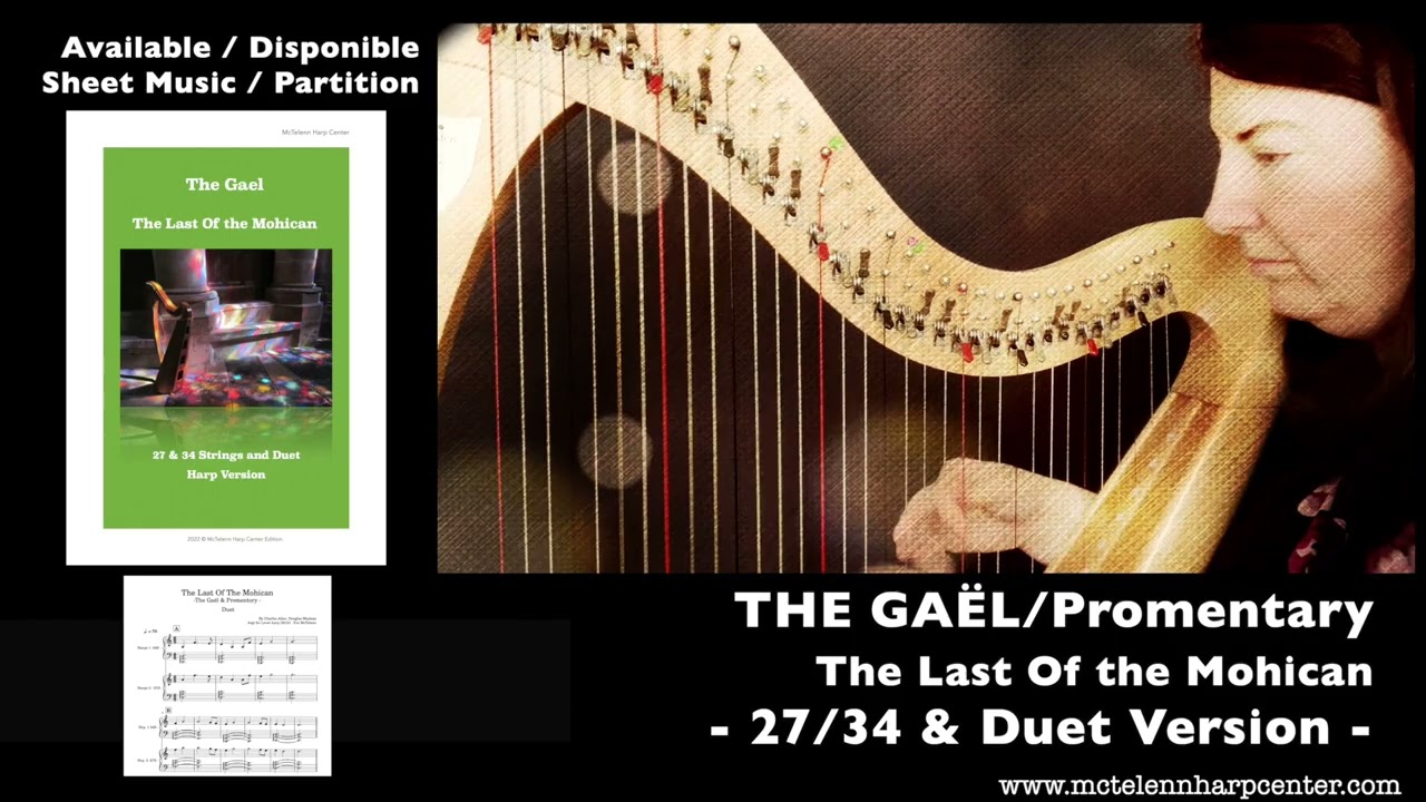 The Gaël - Le Dernier des Mohicans- 27/34 et Duo-Niveau Intermédiaire| Apprendre La Harpe Celtique