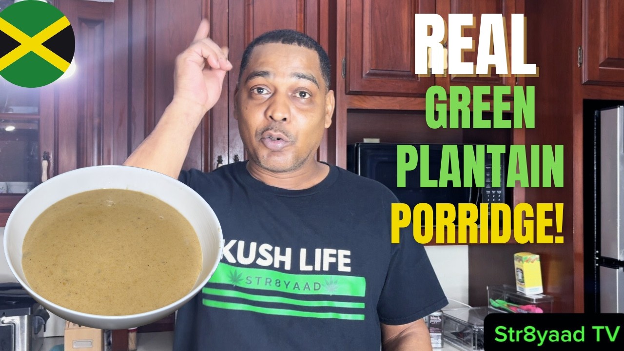 Green Plantain Porridge Taste Better Than Oatmeal 🇯🇲