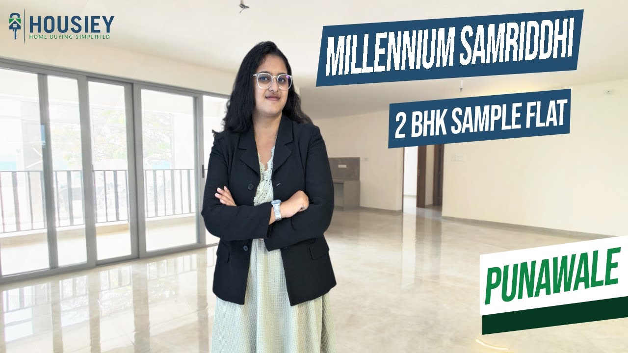Millennium Developers Punawale | 2 BHK Sample Flat Tour  [2025] | Millennium Samriddhi Punawale