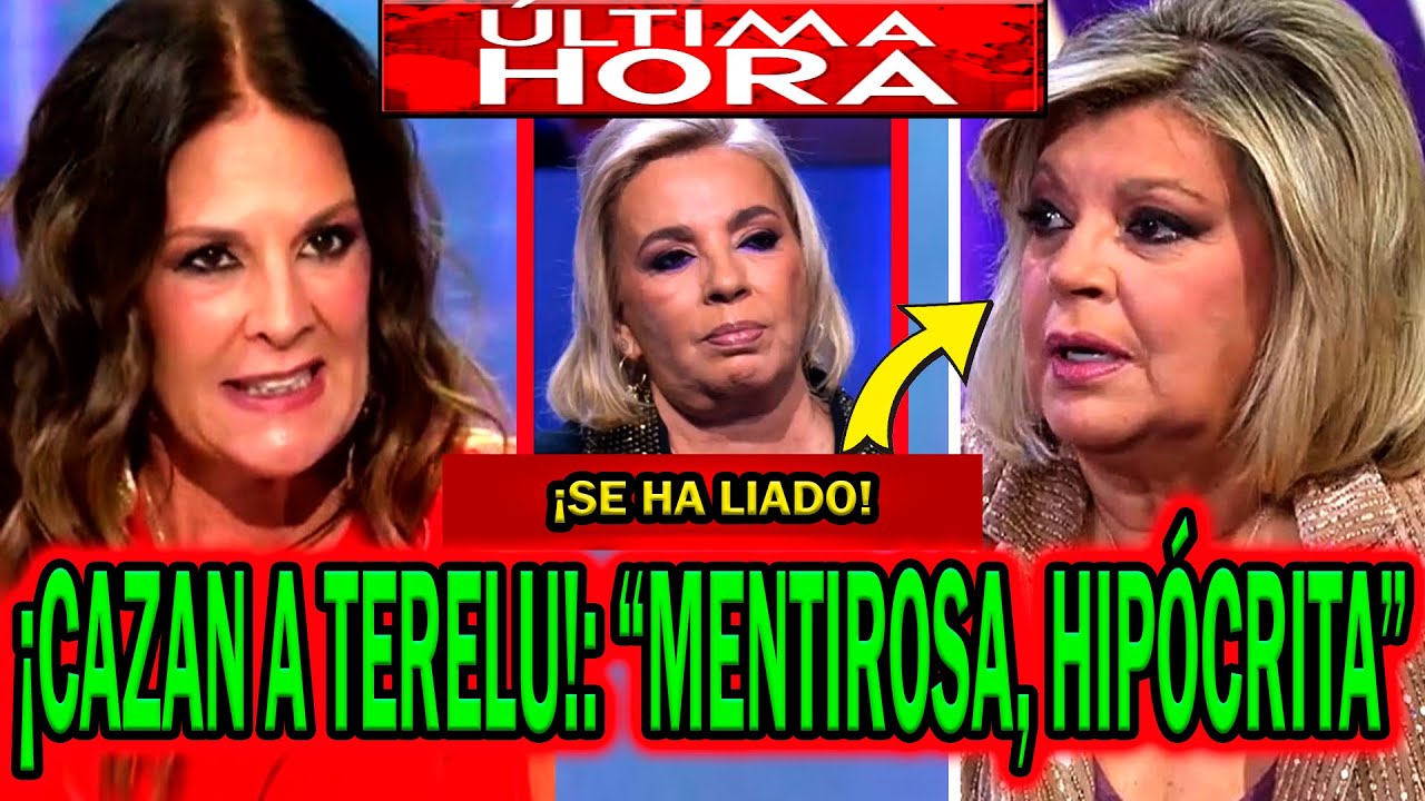 💥&iexcl;HAN CAZADO! A TERELU CAMPOS EN DE VIERNES CON &Aacute;NGELA PORTERO Y SE PELEA CON CARMEN BORREGO