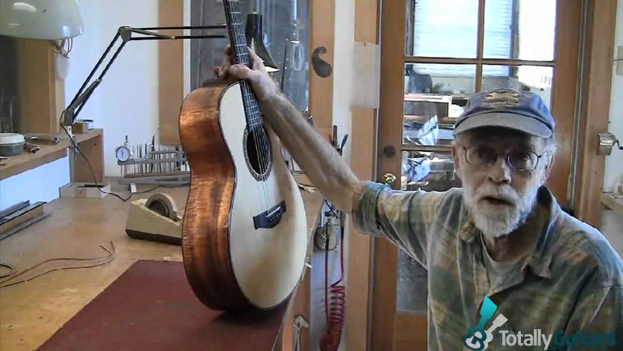 Ed Claxton Works On A Customers Guitar