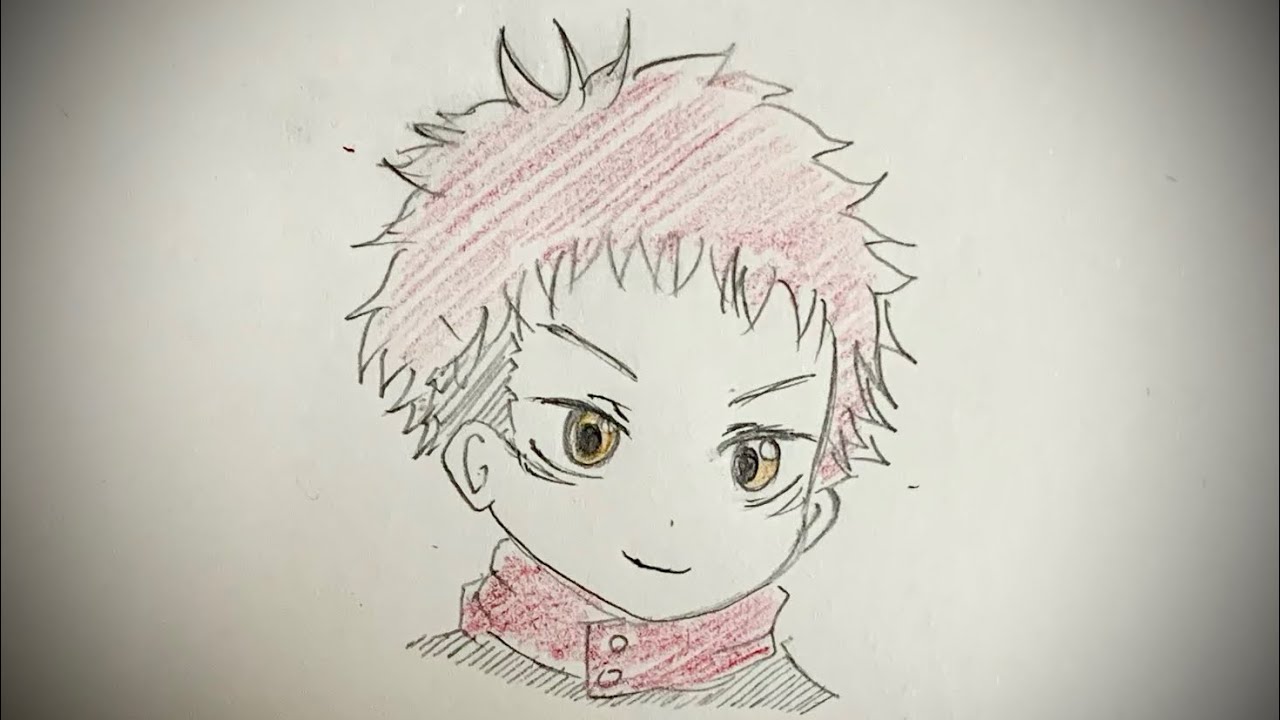 how todraw itadori easy