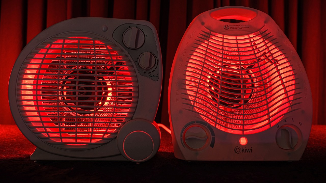 💤 Double Fan Heater Hum with Square Fan Noise for Peaceful Sleep and Productivity 😴