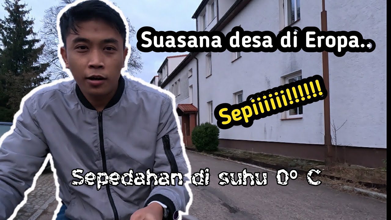 Bersepeda santai didesa.. suhunnya 0° C meskipun tidak turun salju || video kenangan
