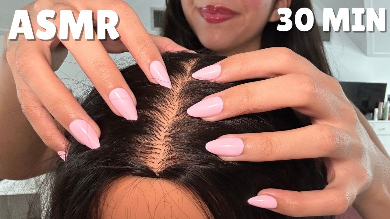 ASMR HEAD SCRATCHES FOR SLEEP *NO TALKING*