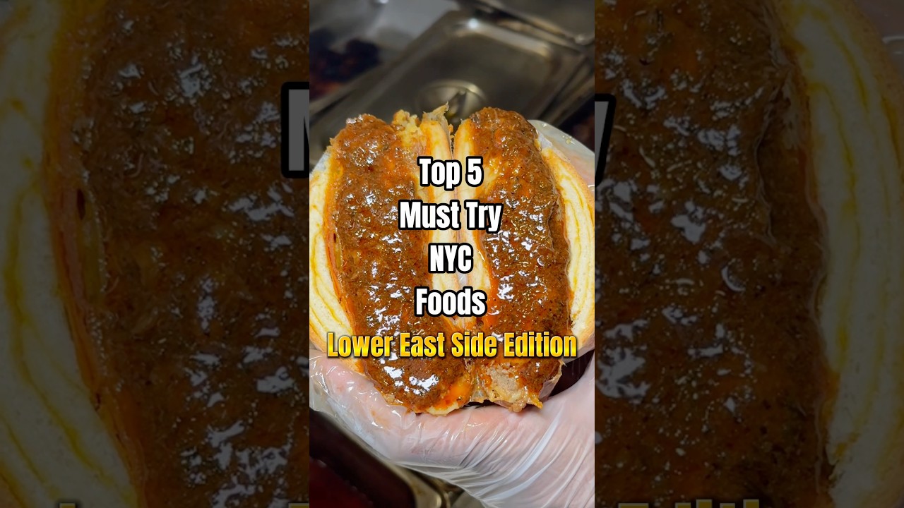 Top 5 Must Try NYC Foods in the Lower East Side #nyc #food #NewYork #travel #visitnyc #nybucketlist