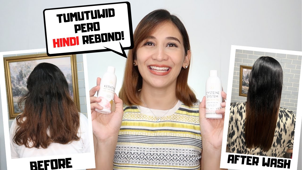 PAANO TUMUWID ANG BUHOK NA WALANG REBOND? |OH MY LOLLY Cysteine-Keratin Duo Treatment | Lolly Isabel